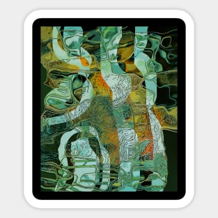 Digital abstract art 2.7 Sticker